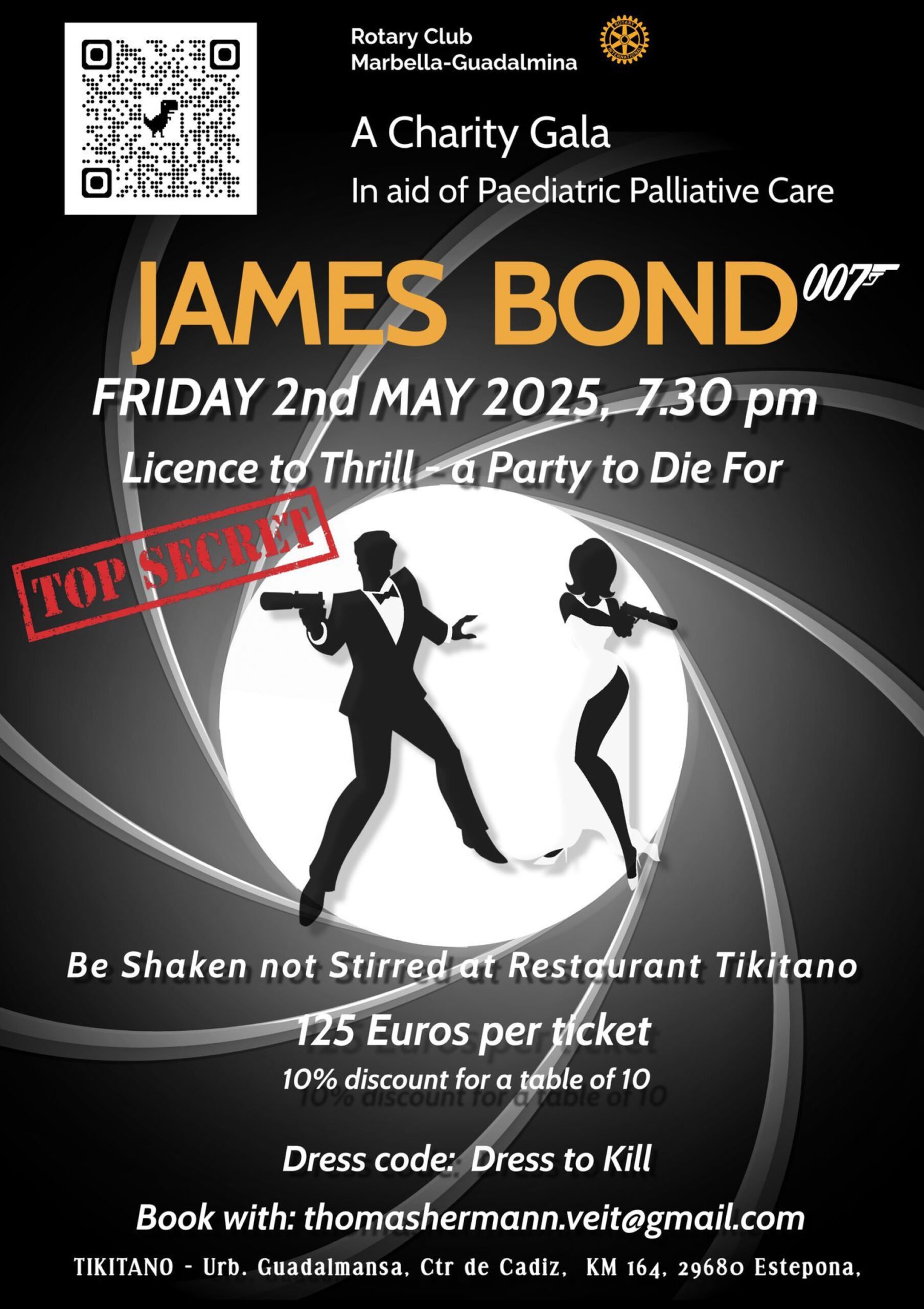 Gala Benéfica «James Bond» del Rotary Club Marbella-Guadalmina
