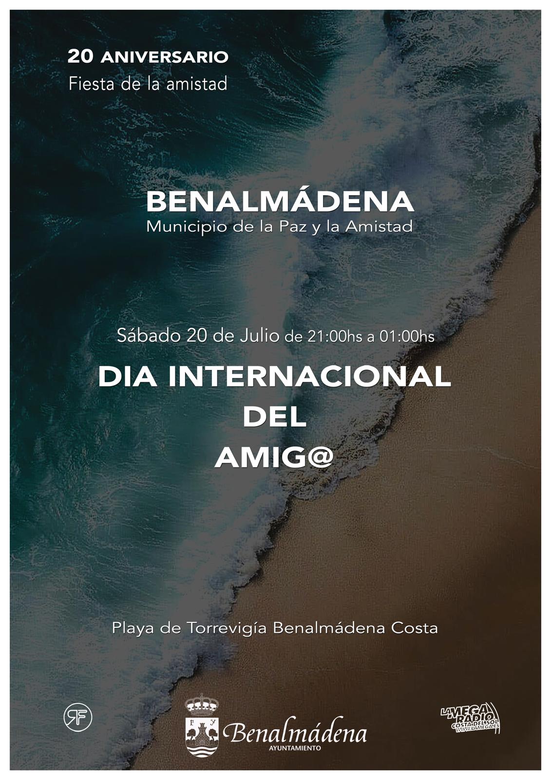 El sábado 20 de julio Benalmádena se vestirá de blanco para celebrar el Día Internacional del Amigo.