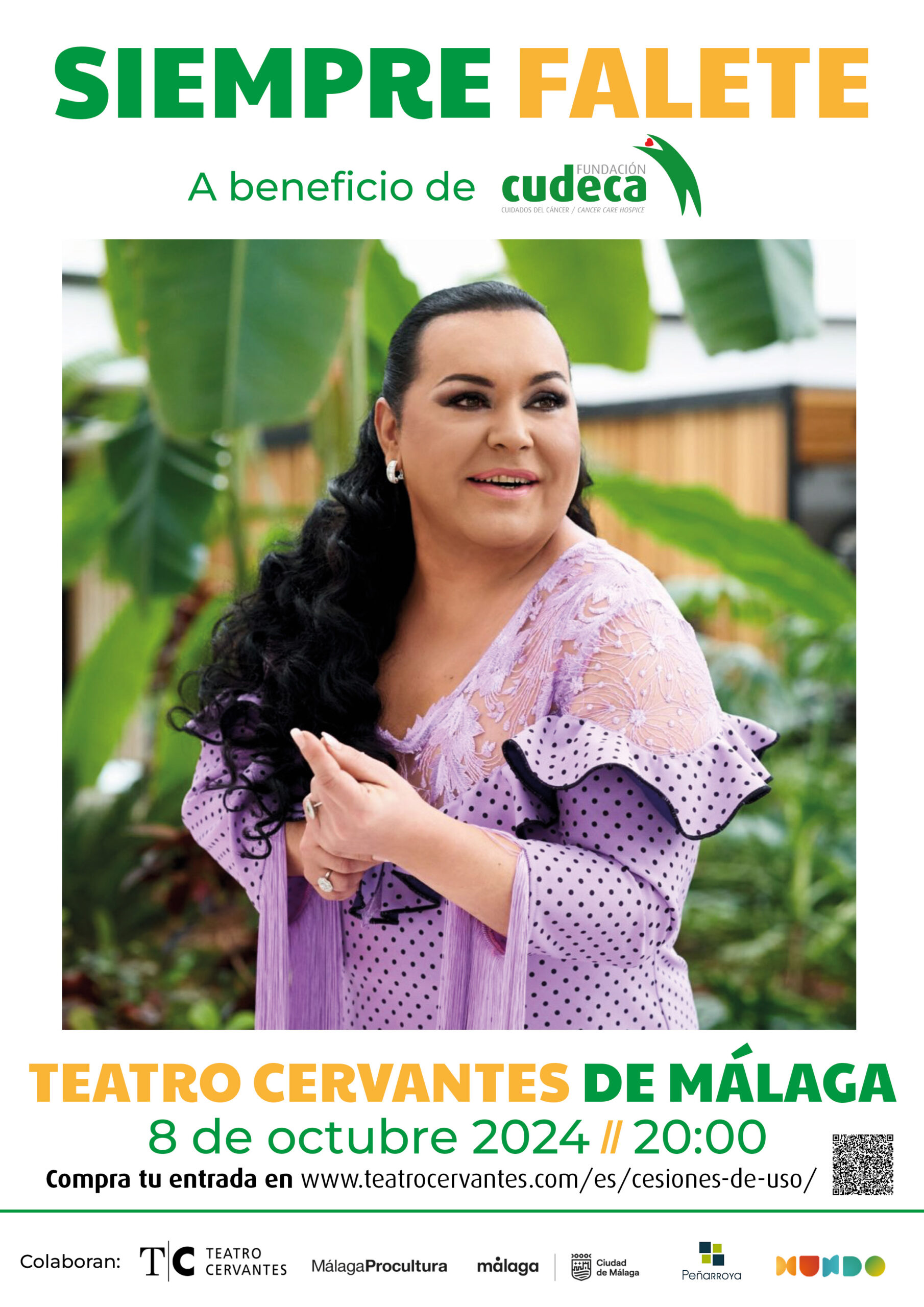 Concierto Cudeca: Siempre Falete, en el Teatro Cervantes de Málaga