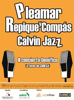 Gran Concierto Solidario de Pleamar, Repique y Compás, y Calvin Jazz a favor de Cudeca