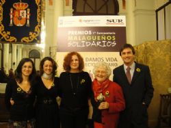 Cudeca recibe el I Premio Malagueño Solidario  2009 de Diario Sur